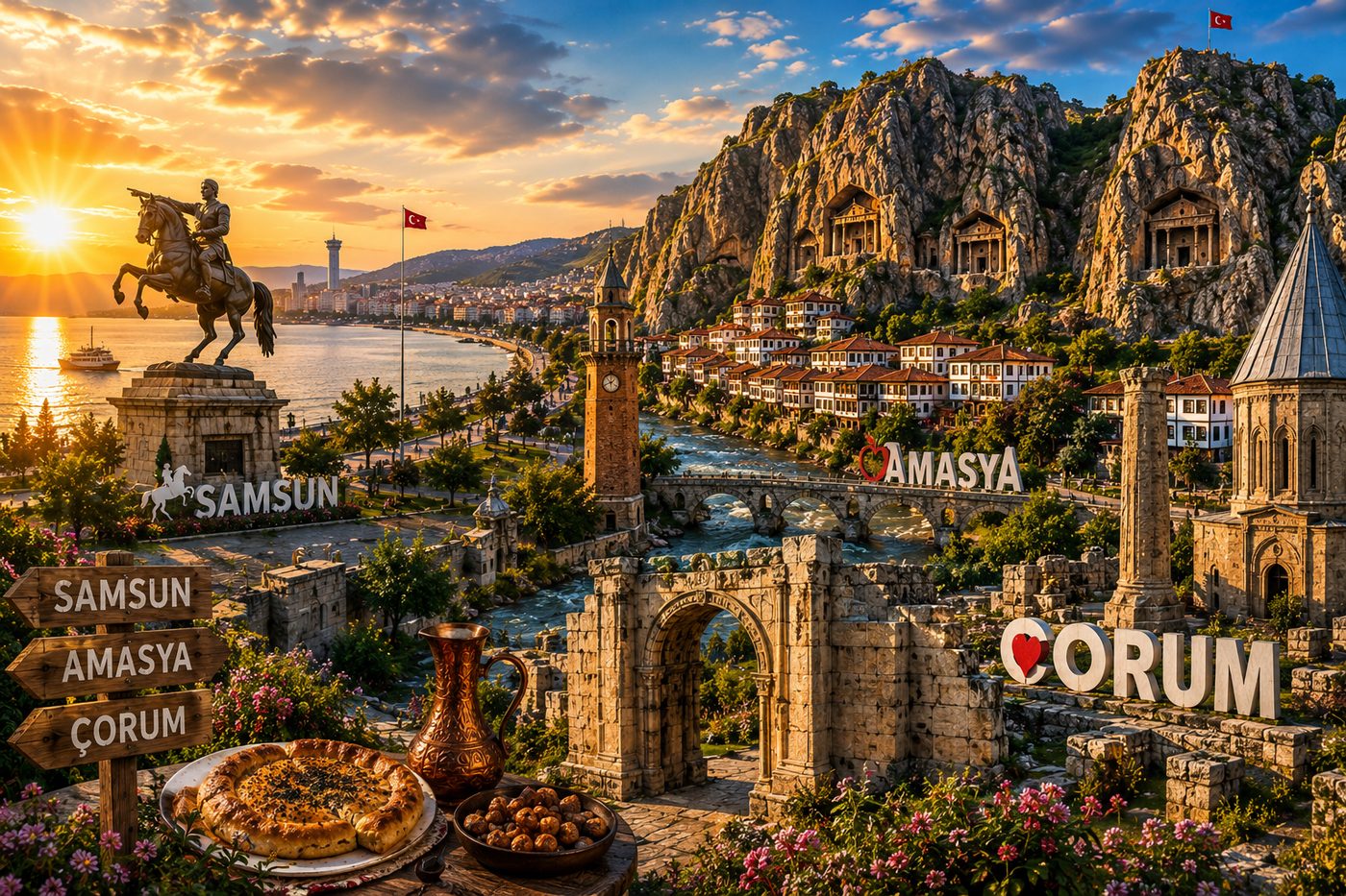 Samsun Amasya Çorum Turu